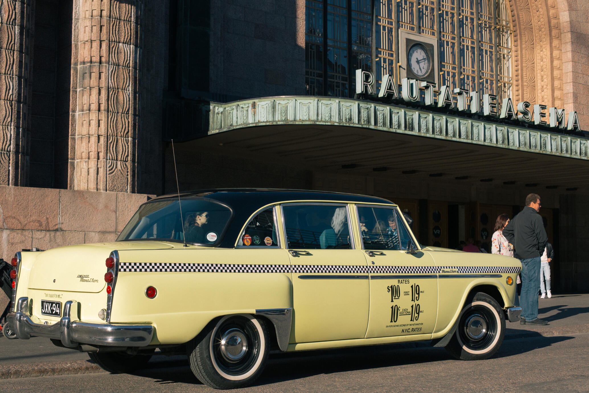 New York Yellow Cab at Helsinki Central Station